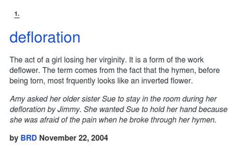what is defloration brainly|Defloration Meaning .
